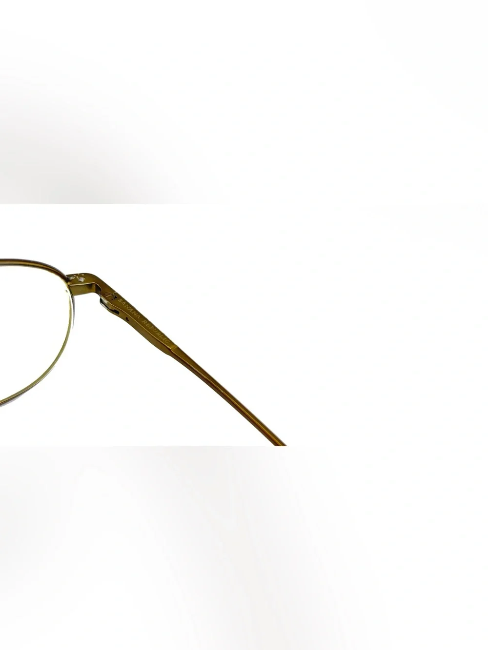 Banana Republic Dane Brown Oval Metal Sunglasses Frames Only